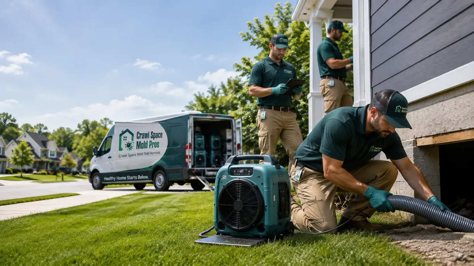 Crawl Space Mold Removal in Prompton, PA